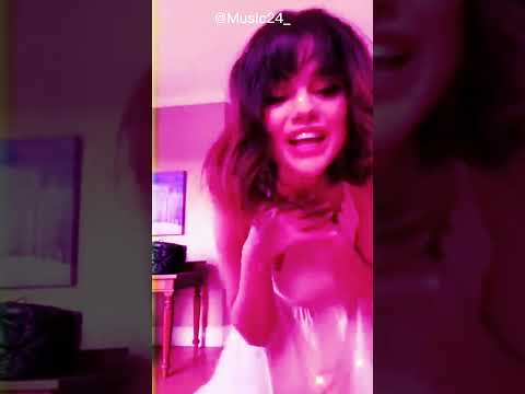 Selena Gomez Singing And Dancing Bam Bam By Camila Cabello Feat Ed Sheeran Song