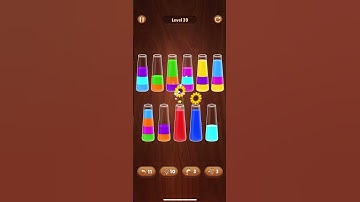 39 lvl color water sort game #colorwatergame #asmr #asmrgame #games #gameout