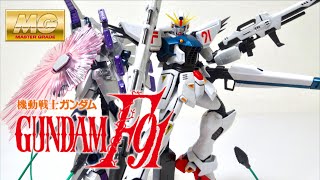 【GUNDAM Formula 91】 MG 1/100 Gundam F91 Ver.2.0 Titanium Finish wotafa's GUNPLA review