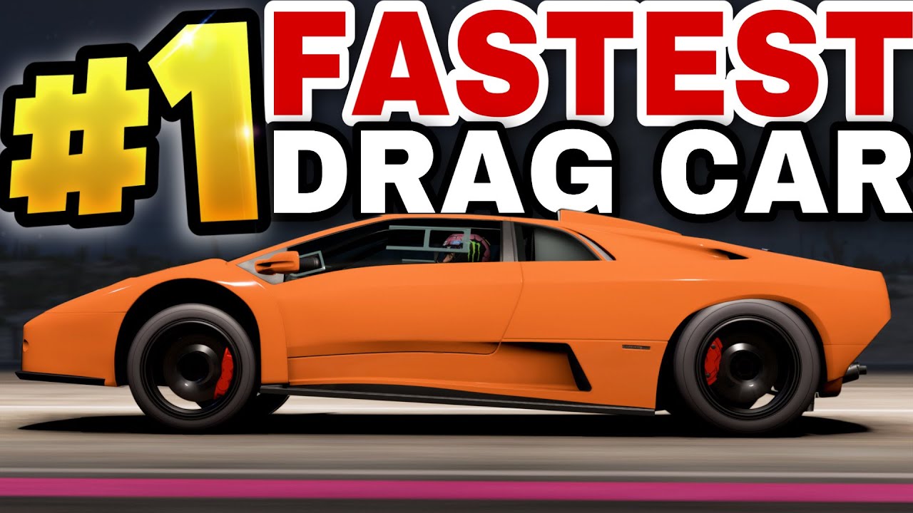 FORZA HORIZON 5 - #1 FASTEST DRAG CAR ( DIABLO GTR )🥇 - YouTube