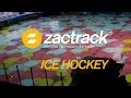 Zactrack  ice hockey entertainment on ice projection