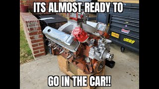 Mopar 440 is ready to go into the Plymouth duster