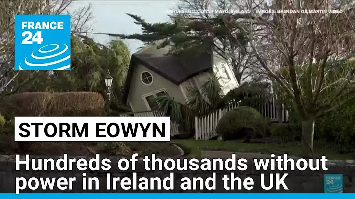 Storm Eowyn wreaks havoc in Ireland and the UK • FRANCE 24 English