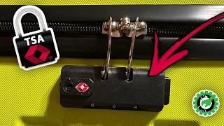 How to set TSA lock combination!