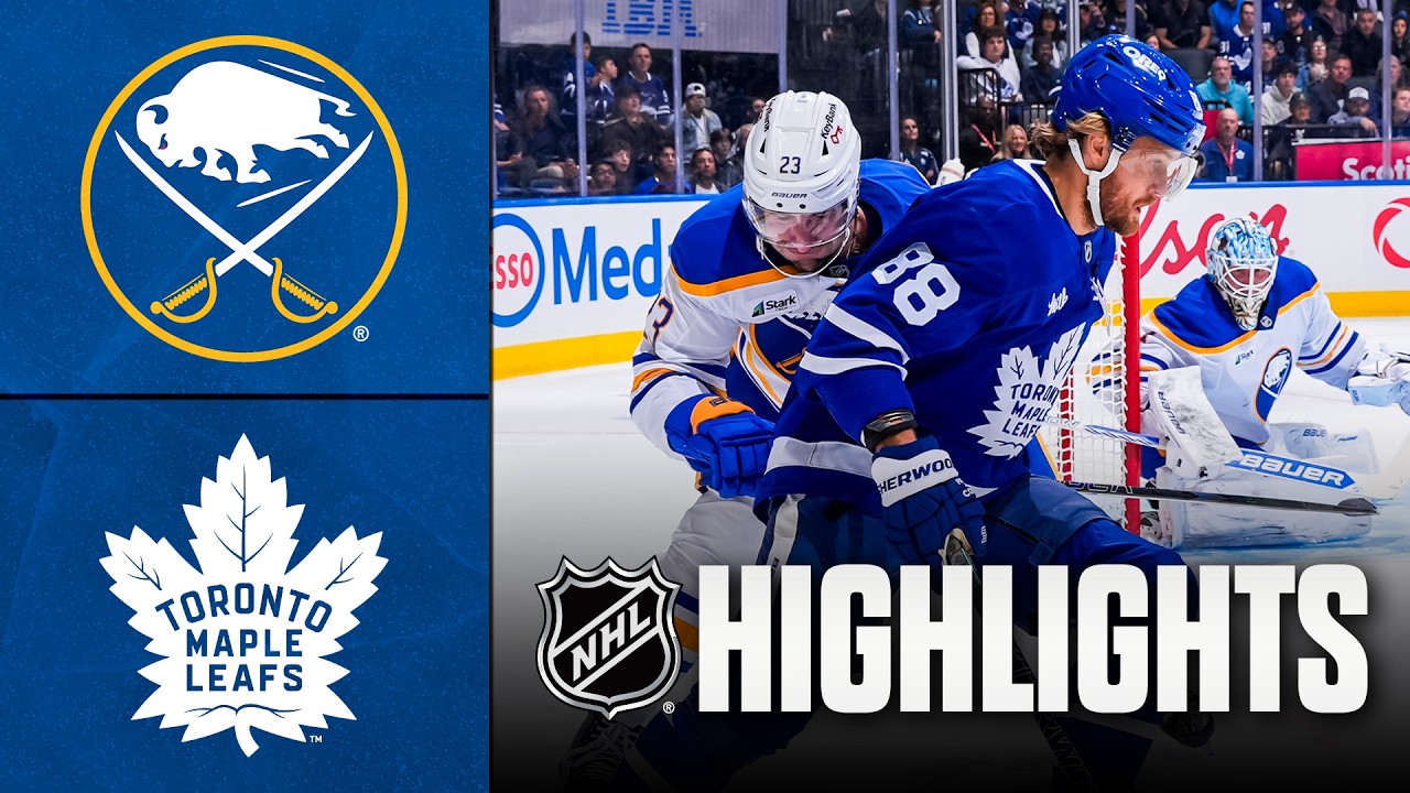 Sabres vs. Maple Leafs | NHL Highlights | Oct 15, 2026