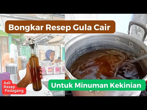 Resep Gula Cair Untuk Es Teh