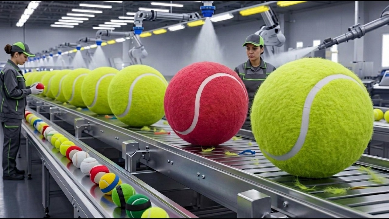Inside the Tennis & Red Cricket Ball Factory 🏏 Full Manufacturing ...