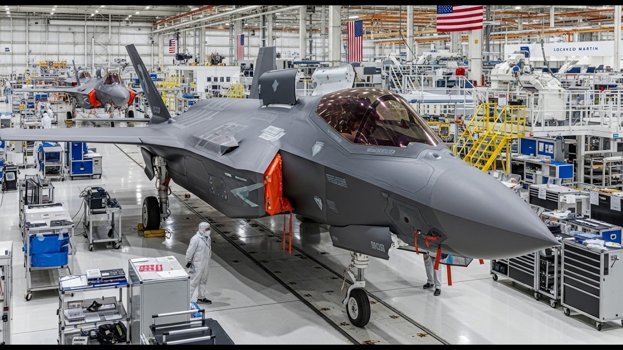 How a $300M 5th Gen Fighter Jet Is Built | F-35 Complete Production Process