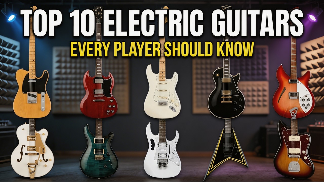 10 Electric Guitars Every Player Should Know - YouTube