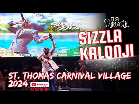 Sizzla Kalonji St. Thomas Carnival Village 2024 #usvi #reggae #carnival