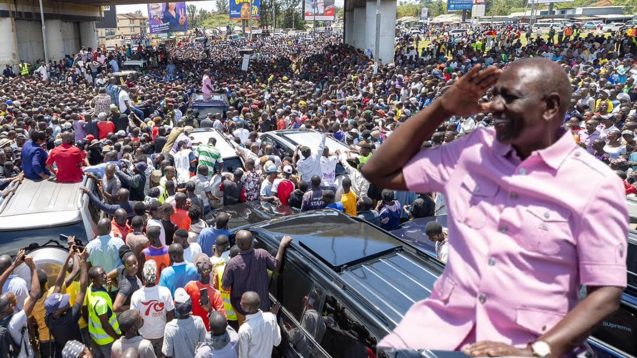 Kondele MASSIVE! President Ruto STORMS KONDELE, Kisumu as he reveals how Raila ...