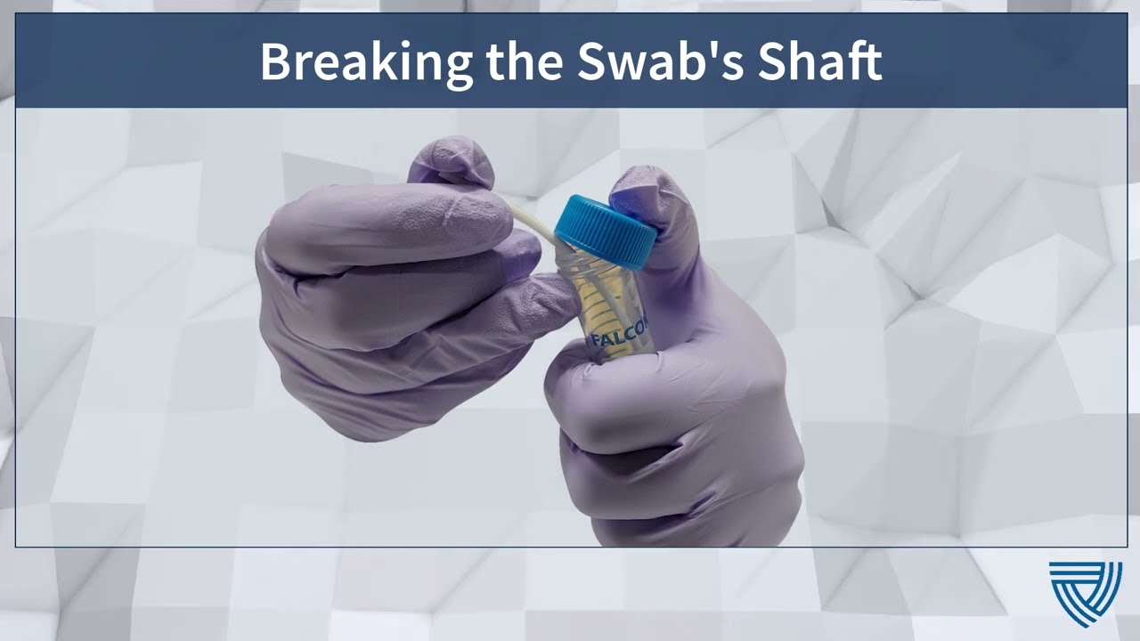 Monkeypox Specimen Collection Breaking the Swab Shaft YouTube