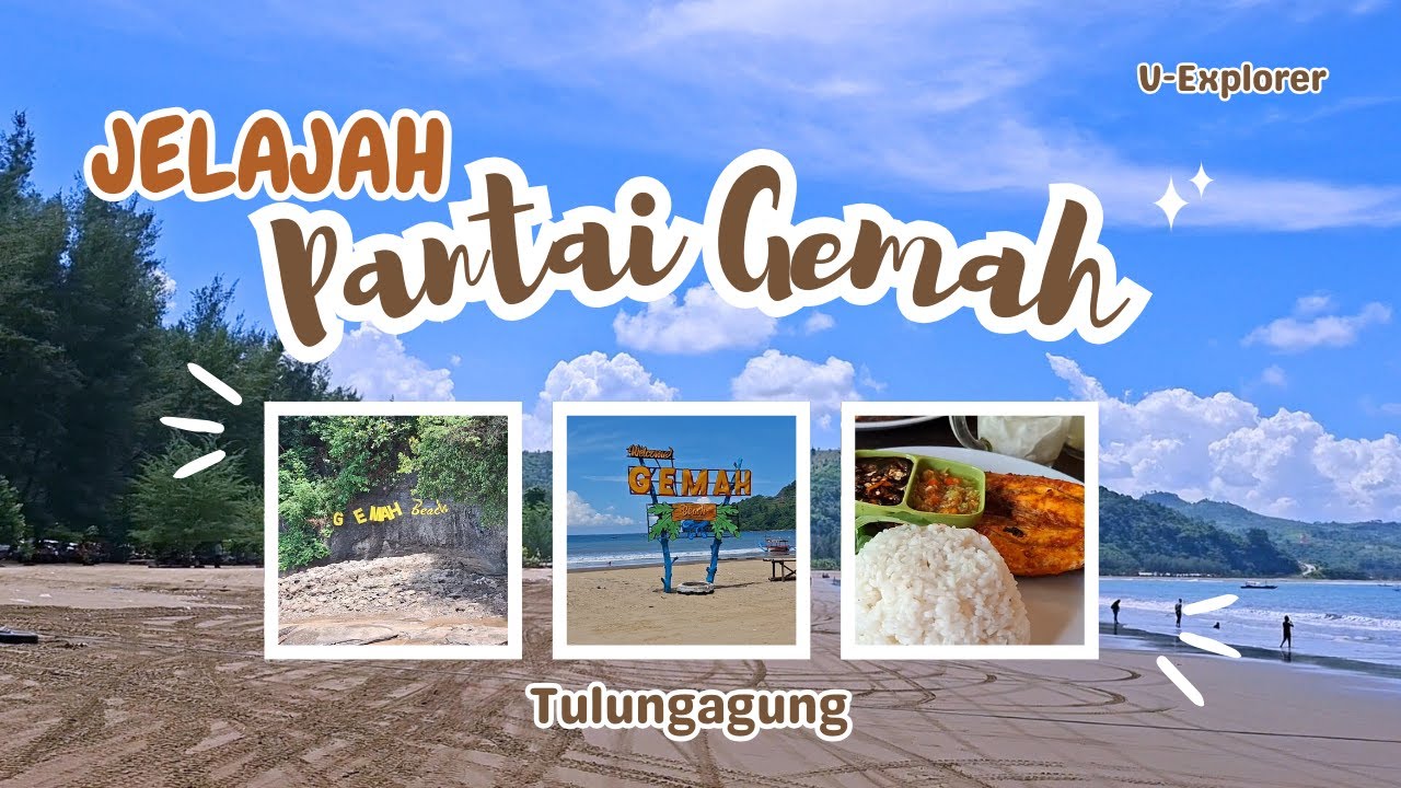 Pantai Wajib Dikunjungi Kalo Lagi ke Tulungagung! 🌊 Pantai Gemah Bikin Betah❤️| V-Explorer