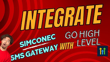 Integrate Simconec SMS Gateway with GoHighLevel