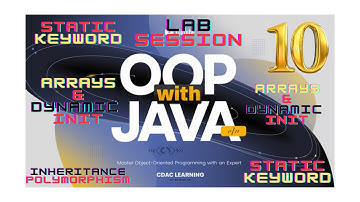 Core Java: Static Keyword, Inheritance, Polymorphism, Arrays, Dynamic Init | Day 4.1 | CDAC Learning