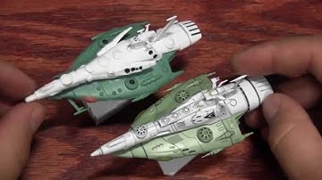 No. 7 Gatlantis Kukulkan Model Kit - Space Battleship Yamato Mecha Collection