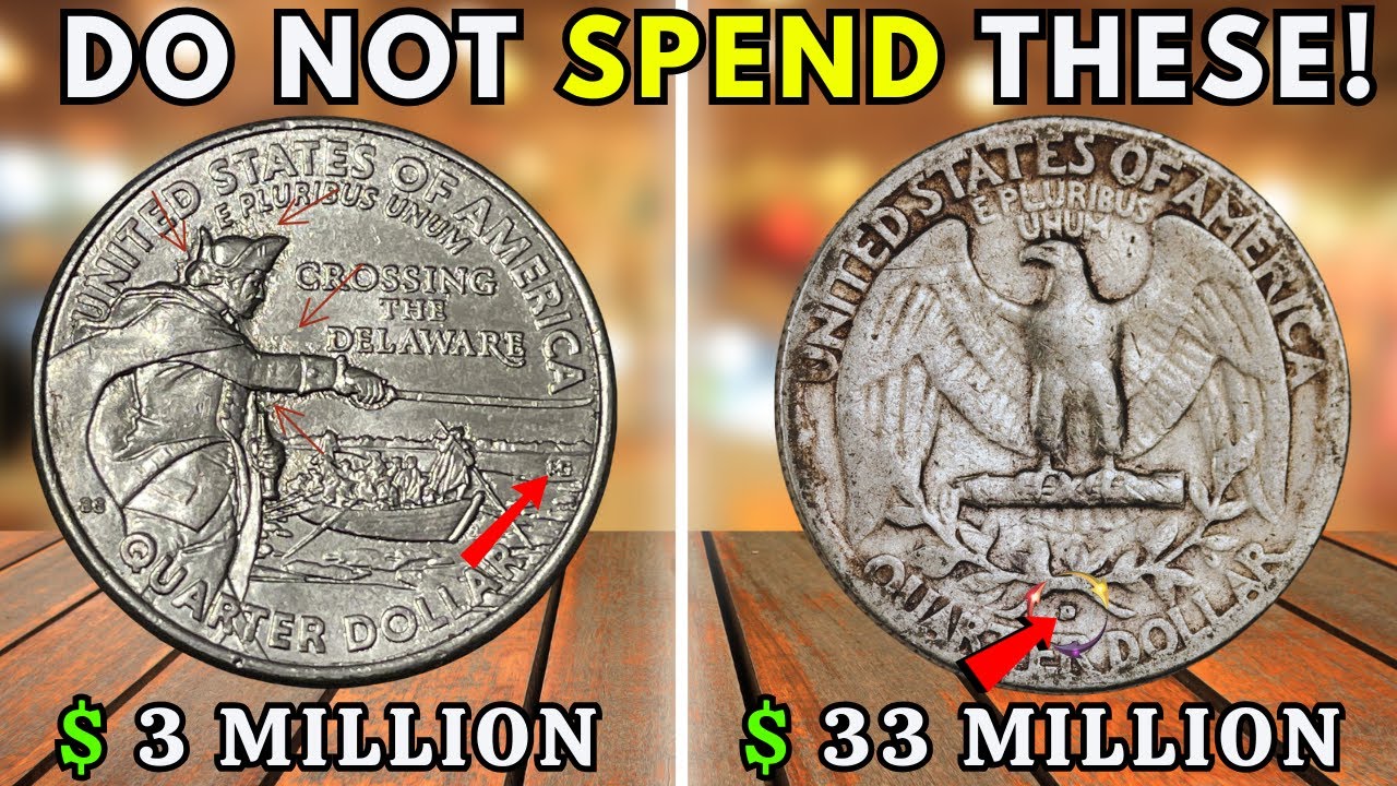 Top Rarest Quarters Top 10 Most Valuable U.S. Quarters – Rare Quarters Worth BIG Money ...