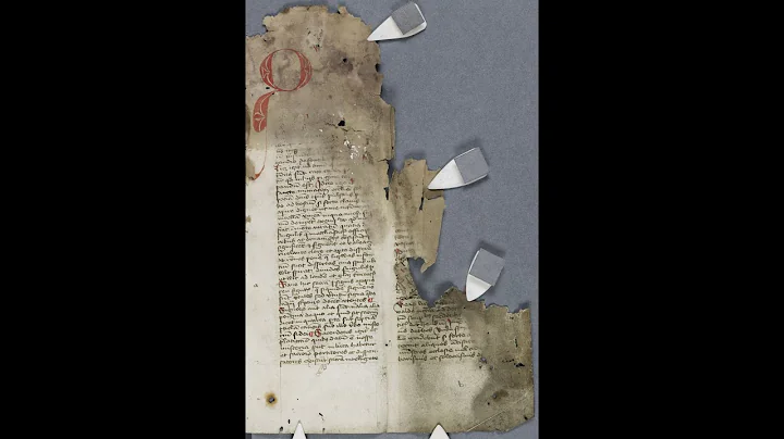 History of the Book: Binding fragmentary. Writing very much gone