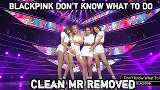 [Clean MR Removed] BLACKPINK(블랙핑크) - Don't Know What To Do @인기가요 Inkigayo 20190407 Resimi