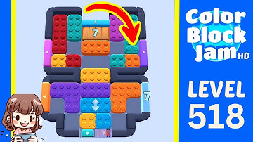 Color Block Jam Level 518 Solution Walkthrough