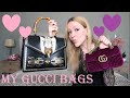 My Gucci Handbags - Gucci Marmont and Broche Bag