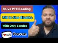 PTE Reading Fill in the Blanks | Identify Blank's Parts of Speech | Best PTE Channel for 90/90