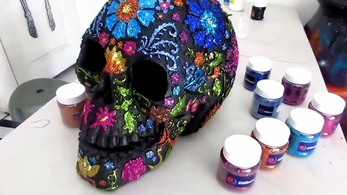 Calaveritas decorativas, muy fáciles! -Anie  Como hacer calaveras,  Calaveras, Calaveras faciles