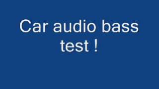 car audio competition - iasca - spl bass test Resimi