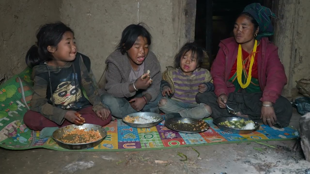 How to cook and eat delicious food in the mountain village kitchen ? Village