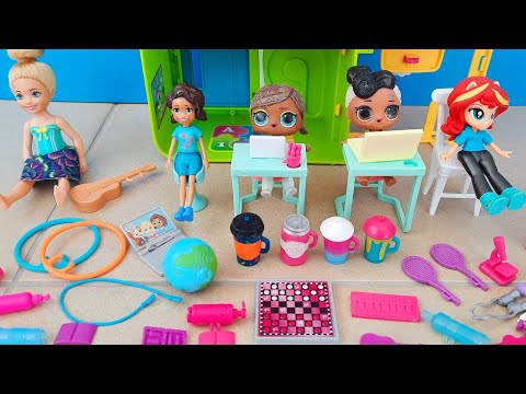 Barbie Okula Dönüş Hayırsever Biri Kutu Açılımı Polly Pocket Lol Surprise