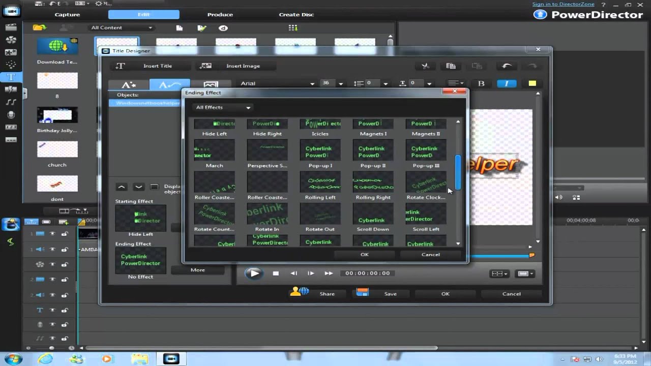 Cyberlink Powerdirector 11 Effects Pack Cyberlink Powerdirector 11 Effects Pack