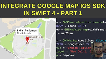Integrate google map iOS SDK in Swift 4 - Part 1