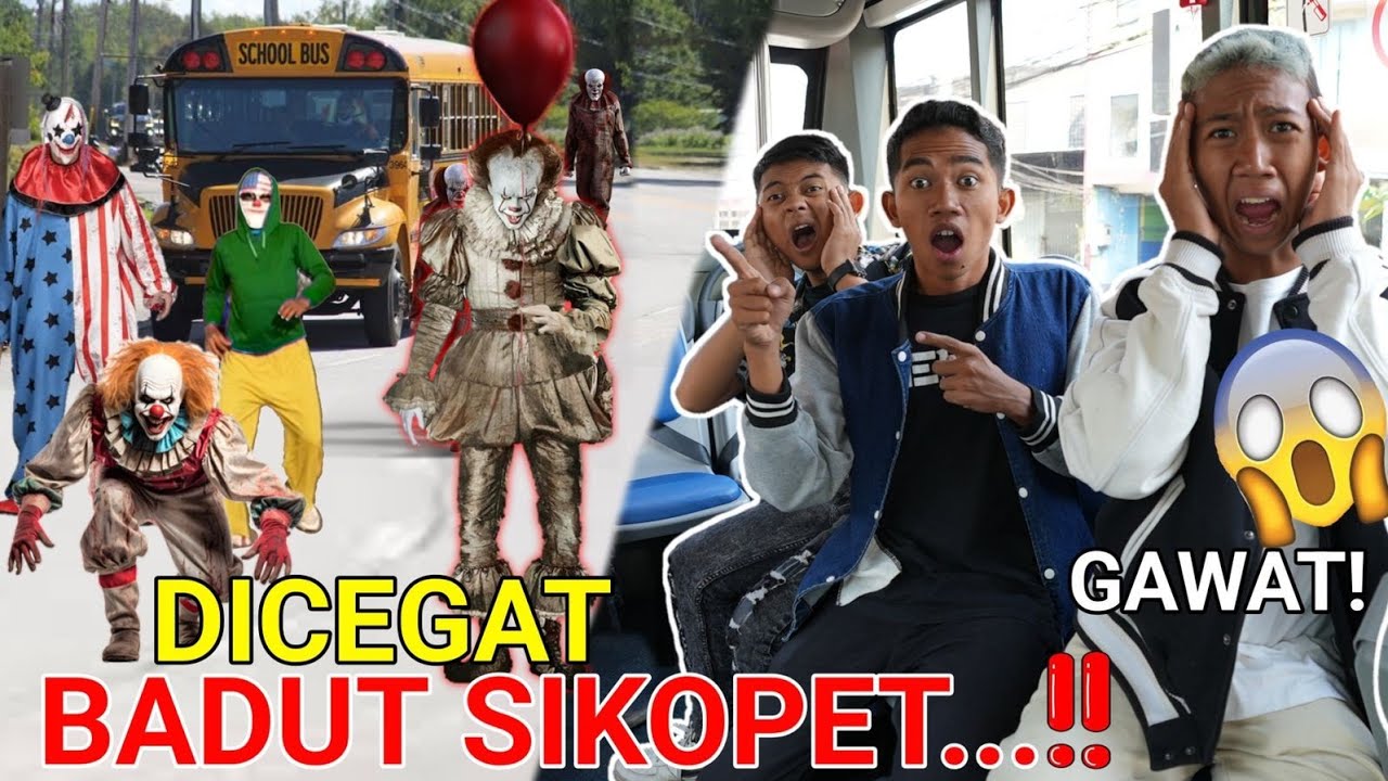 24 JAM DIDALAM BUS, KITA DICEGAT BADUT SIKOPET?!😱 | Mikael TubeHD
