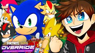 NEW Sonic X Fortnite SEASON IS FINALLY HERE!! [Fortnite Override Release]
