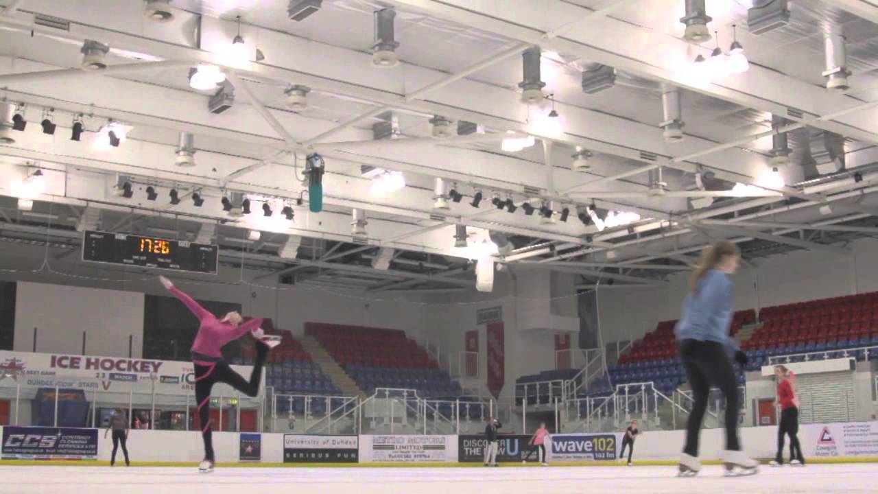Dundee Ice Skating Club training at Dundee Ice Arena YouTube