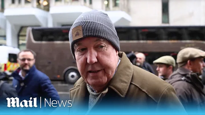 Jeremy Clarkson criticises the Government as he joins farmers protest in Whitehall