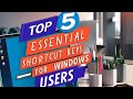 Top 5 Essential Shortcut Keys for Windows 11 Users