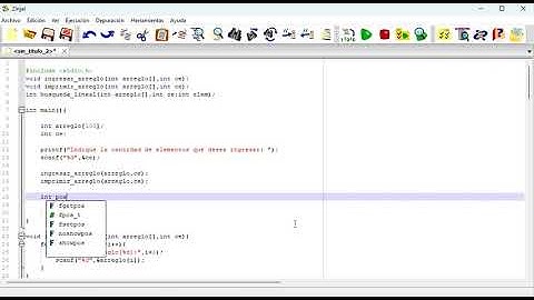 Búsqueda. 1. Búsqueda Lineal en un arreglo