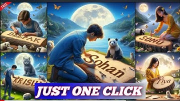 Create Viral Creative 3D Ai Name Image | Bing Ai Viral Editing |