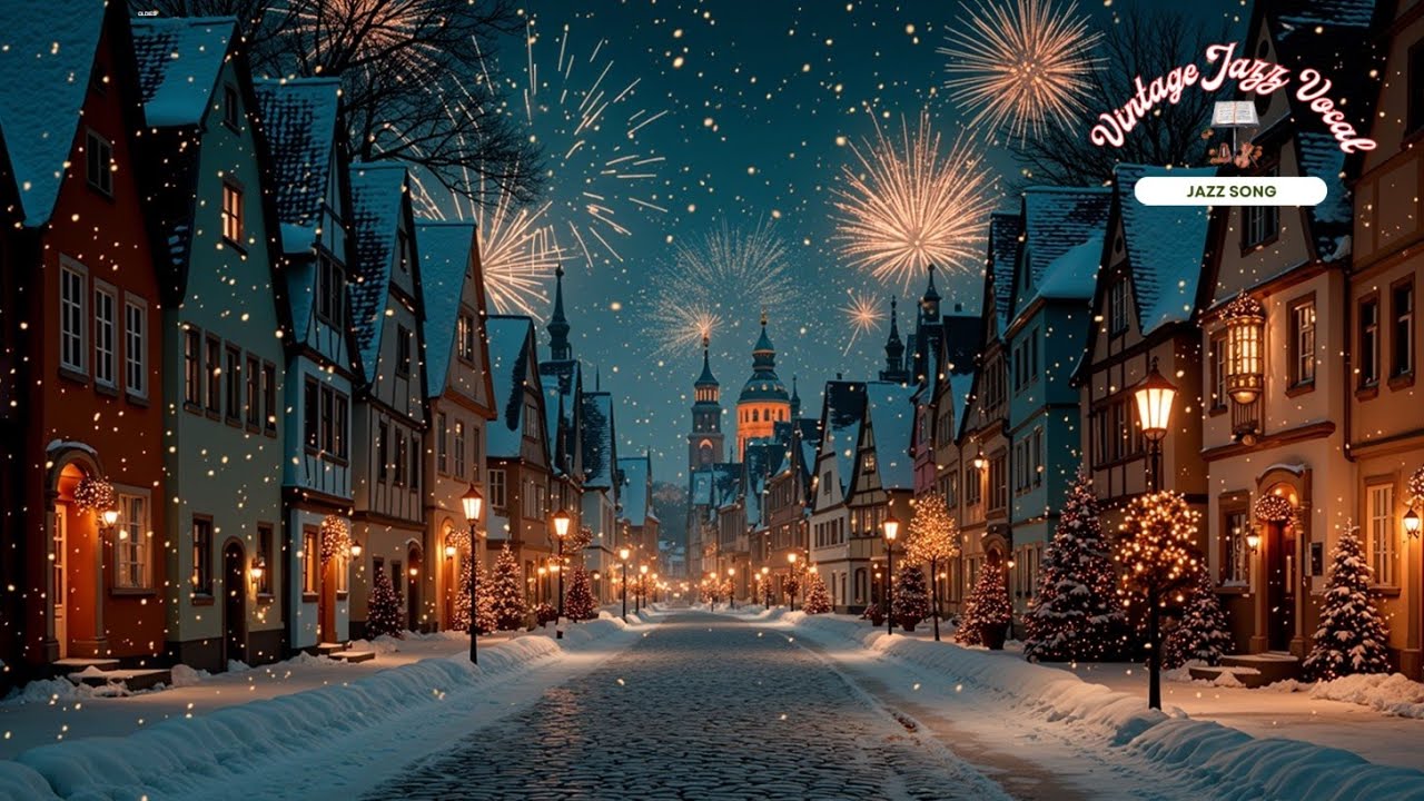 Уютный зимний джазовый вечер ~ Классика джаз-кафе и легкий джаз 40-50-х