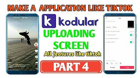 Make a Application Like Tiktok | Part 4 | In Kodular , appybuilder In hindi || Earn 100$ Daily