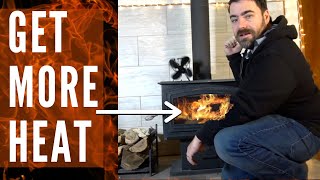 6 Tips To Get MORE HEAT From Your WoodStove /Fireplace THIS Burning Season