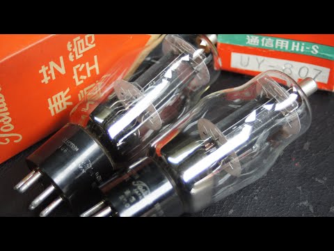 2A3だの300Bなんて目じゃないす。憧れの807シングル真空管アンプ