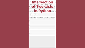 Intersection of two Lists || Common Elements in Lists  #shorts #youtubeshorts  #pythonprogramming
