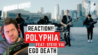 Two Titans Unite!! Polyphia with Vai  Ego Death Reaction!!