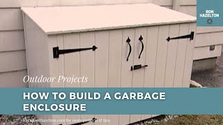 Details How to Make a DIY Garbage Enclosure Update