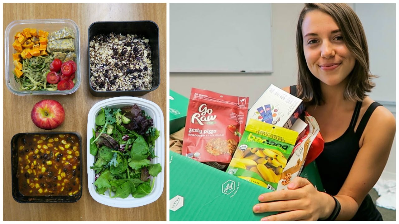 What I Ate on a Busy School Day + Healthy Snack Haul (Vegan)