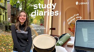 study diaries | film student in montreal, productive college vlog