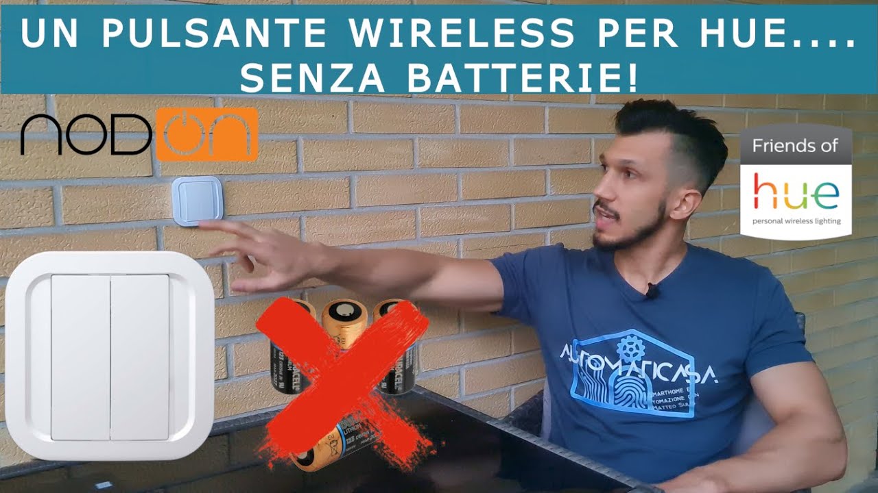 Un pulsante wireless per HUE senza batterie... Magia?