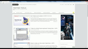 OATS Tutorial #1 - Installation Steps of Oracle Application Testing suite - OATS 12.5.0.3.0